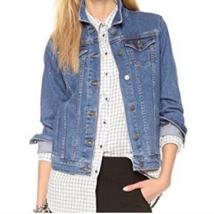 theory denim blazer